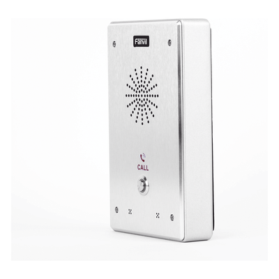 FANVIL - Intercomunicador IP / 2 Líneas SIP / 2 Relevadores / PoE 802.3af / Anti-Vandálico IP65 e IK10 / -40°C a 70°C