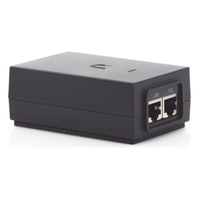UBIQUITI - Adaptador PoE / 24 VDC / 1.0 A / 90-260 VAC / 10/100/1000 Mbps / 0.29 x 0.19 x 0.11 ft