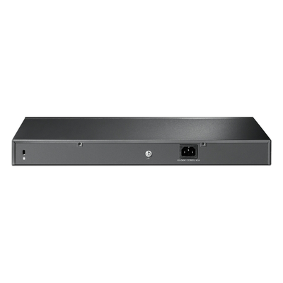 TP-LINK - Switch PoE+ Administrable / 24 Puertos 10/100 Mbps / 4 Puertos Gigabit / 2 SFP Combo / 250W / SDN / 12.8 Gbps