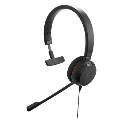 JABRA - Headset Profesional Mono / Cancelación de Ruido Avanzada / USB-C/A Plug-and-Play / Certificación UC y Microsoft Teams / Altavoces 28 mm / Control Integrado de Llamadas