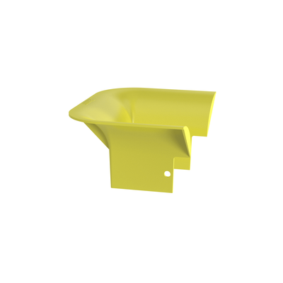 PANDUIT - Accesorio de Control de Radio de Curvatura / 2' (50.8 mm) / Policarbonato/ABS / 3.75' x 3.75' x 7.93' (95.2x95.2x201.4 mm) / Amarillo