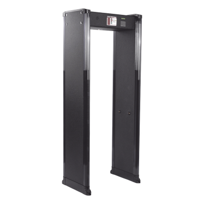 RANGER SECURITY DETECTORS - Arco Detector de Metales / 6 Zonas Independientes / Sensor IR Anti-Falsas Alarmas / Uso en Intemperie / Rango 0°C a 55°C / Certificación FAA