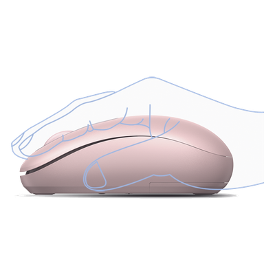 UGREEN - Mouse Inalámbrico / 2.4 GHz / Alcance 10 m (32.8 ft) / 4 Niveles DPI / 3 Botones / Silencioso / Ergonómico