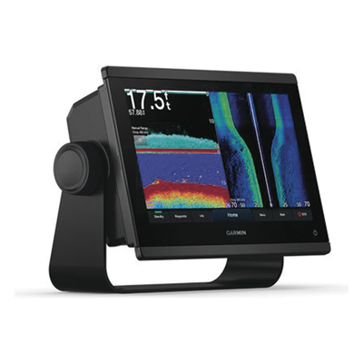 GARMIN - Plotter con Ecosonda / Pantalla Táctil 9" / CHIRP ClearVü SideVü / Potencia 1 kW / GPS GLONASS 10 Hz / Red NMEA 2000