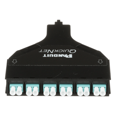PANDUIT - Cassette de Fibra Óptica / 12 Fibras LC a MPO / OM4 / Método A / 0.5 dB / 550 m (1804.5 ft)