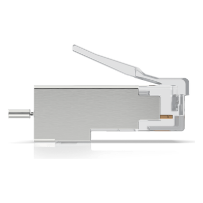 UBIQUITI - Conectores RJ45 Blindados / Protección ESD / 100 Unidades / Compatibles UISP Cable Pro y Carrier / Sin Soldadura