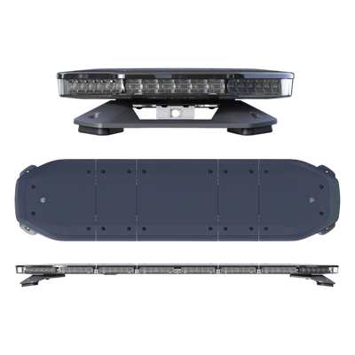 SIGNALPRO - Barra de Luces LED / 48" (121.9 cm) / 216 LED / Dual Color / Óptica 360° / Perfil Ultra Delgado 4 cm (1.6 ft) / Programable USB-C / ECE R65 y SAE