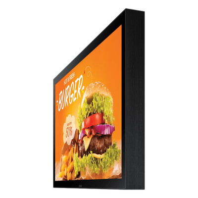 SAMSUNG ELECTRONICS - Pantalla LED Profesional para Exterior / 24" Full HD / Brillo 1500 nits / IP66 / Operación 24/7 / HDMI y LAN / VESA 1200x400 mm
