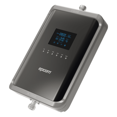 EPCOM - Amplificador Celular Pentabanda / 2G 3G 4G 5G / 700-2600 MHz / 70 dB / 300 m² (3,229 ft²) a 600 m² (6,458 ft²) / VoLTE
