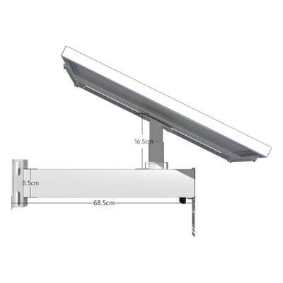 EPCOM POWERLINE - Sistema de Alimentación Solar Autónomo / Panel 120W / Batería LiFePO₄ 60Ah (768Wh) / Salida DC 12V 3A / IP65 / RS-485 / -40°C a 85°C