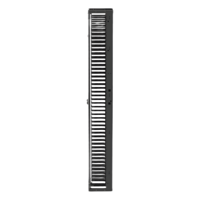 PANDUIT - Organizador Vertical de Cables / Alta Densidad / 45 U / Ancho 8 in / Diseño Simple Frontal / ABS y Acero / Negro