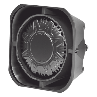 SIGNALPRO - Bocina Compacta de Uso Rudo / 100 Watts / 124.5 dB a 9.8 ft / 11 Ohms / Montaje Universal / Nylon Reforzado con Fibra