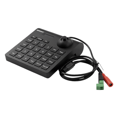 EPCOM - Mini Teclado Controlador PTZ / LCD / Joystick Multidireccional / RS-485 / 12VCC