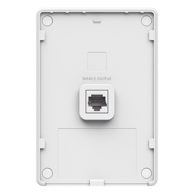 RUIJIE - Access Point Wi-Fi 7 de Pared / BE3600 / 512 Usuarios / 1 Puerto 2.5G WAN PoE In + 3 LAN Gigabit + PoE Out / 802.11be / Gestión Cloud