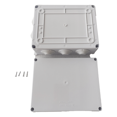 LINKEDPRO - Caja de Derivación para Exterior / IP65 / IK07 / 10 Entradas / 200 x 155 x 80 mm (7.9 x 6.1 x 3.1 in) / ABS Aislante