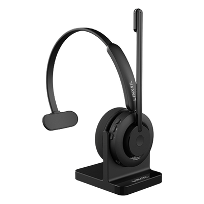 FANVIL - Auriculares Bluetooth / Multipunto 2 Dispositivos / Cancelación de Ruido AI ENC / Busylight / 22 Horas Llamadas / Bluetooth 5.4