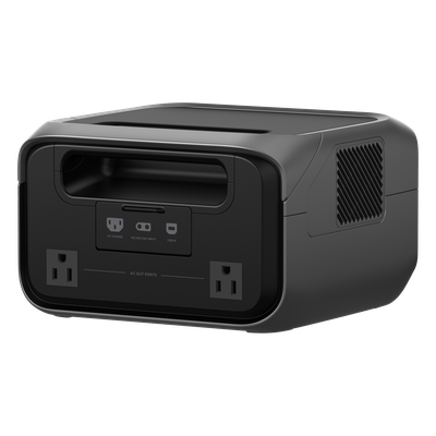 ECOFLOW - Estación de Energía Portátil / 286Wh LFP / 600W AC / X-Boost 1200W / USB-C 100W / Carga Solar 220W / Wi-Fi y Bluetooth