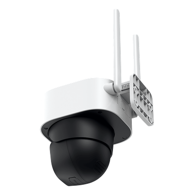 SMARTHOME BY EPCOM - Cámara PT de Batería / 4 MP / 4G LTE-FDD / Solar 5W / Color 10 m (32.8 ft) / Audio Bidireccional / IP65