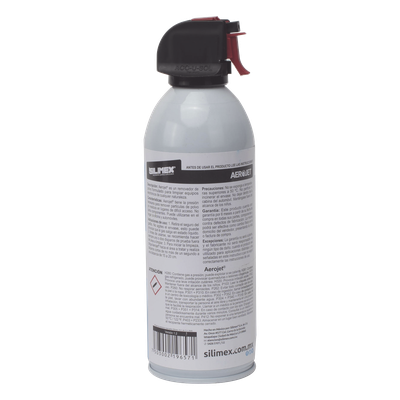 SILIMEX - Removedor de Polvo y Residuos / Aire Comprimido / 440 ml / Limpieza de Electrónicos / 15-20 cm Distancia Óptima / 0.49 ft-0.66 ft