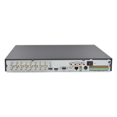 EPCOM - DVR 3 Megapixel / 16 Canales TURBOHD + 2 Canales IP / 2 Bahias de Disco Duro / H.264+ / 4 Canales de Audio / 16 Entradas de Alarma