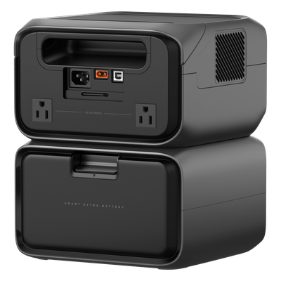ECOFLOW - Estación de Energía Portátil / 858 Wh / Salida AC Dual 300 W (550 W Pico) / USB-C PD 100 W / Carga Solar 110 W / Wi-Fi y Bluetooth / Batería LFP