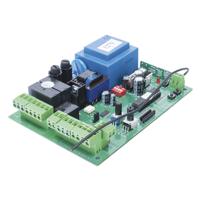 ACCESSPRO - Tarjeta de Control Electrónico / Motor Corredizo 1200 RPM / Pantalla LCD / Conectividad Inalámbrica / IP44 / 110-120 VCA