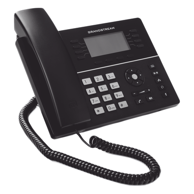 GRANDSTREAM - Teléfono IP Gama media de 8 Líneas con 4 teclas de función, 32 teclas de extensión BLF digital y conferencia de 5 vías PoE Gigabit