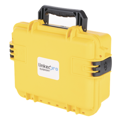 LINKEDPRO BY EPCOM - Kit de Herramientas / Terminación de Conectores Mecánicos de Fibra Óptica / Cortadora 36,000 Cortes / VFL 5 km / Maletín Uso Rudo