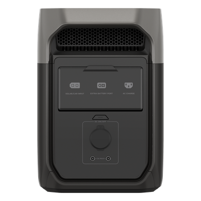ECOFLOW - Estación de Energía / 1024 Wh LiFePO4 / 6 AC 1800 W / X-Boost 2600 W / 4 USB-C 100 W / Solar 500 W
