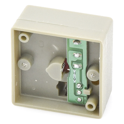 ACCESSPRO - Botón de Pánico / Restablecimiento con Llave / Contactos NO/COM/NC 3A/24VDC / Material Ignífugo / 53x53x27 mm