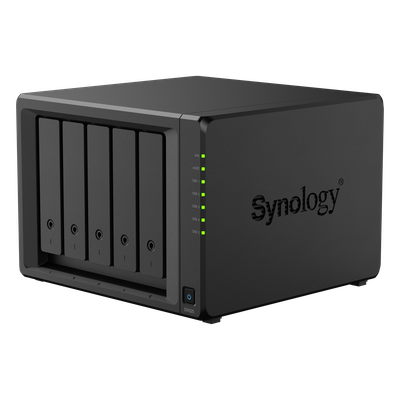 SYNOLOGY - Unidad de Expansión NAS / 5 Bahías SATA / Intercambio en Caliente / USB Tipo-C / HDD y SSD 2.5" y 3.5"