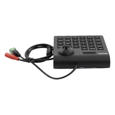 EPCOM - Mini Teclado Controlador PTZ / LCD / Joystick Multidireccional / RS-485 / 12VCC