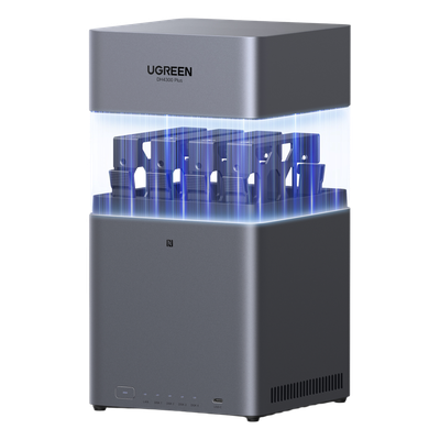 UGREEN - NAS 4 Bahías / Procesador RK3588C / 8 GB RAM / 2.5GbE / HDMI 4K / USB 3.2 Type-C / RAID 0/1/5/6/10