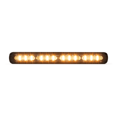 ECCO - Luz LED de Advertencia / Perfil Ultra Delgado / Quad-Color 48 LED / 11 Pulgadas / IP67/IP69K / Traffic Advisor / Sincronización Múltiple Unidades