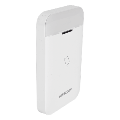 HIKVISION - Lector de Tag Inalámbrico / Armado y Desarmado por Proximidad / 2 Tags Incluidos / Alimentación 3x AA / Compatible AX PRO
