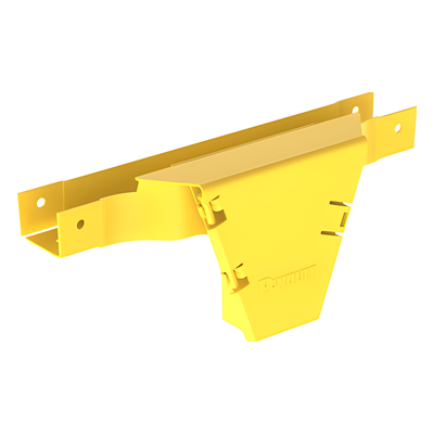 PANDUIT - Accesorio en T / Conexión Horizontal a Bajada Vertical 90° / Canaleta 2x2 / Radio de Curvatura 50.8 mm (2 in) / Color Amarillo