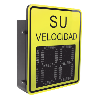 ACCESSPRO - Radar Medidor de Velocidad / 3 Dígitos / TCP IP / Doble Relé / Detección Bidireccional / 200 m (656.2 ft)