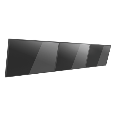 EPCOM INDUSTRIAL - Soporte de Pared para TV / Riel Triple / Capacidad 110 lbs (50 kg) / Compatible 32"-65" / VESA 100x100-600x400 mm / Ajuste Ángulo 5°-15° / Montaje Profesional