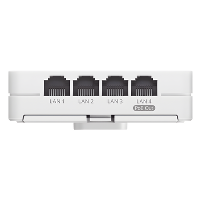 RUIJIE - Access Point Wi-Fi 7 de Pared / BE3600 / 512 Usuarios / 1 Puerto 2.5G WAN PoE In + 3 LAN Gigabit + PoE Out / 802.11be / Gestión Cloud