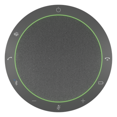 JABRA - Altavoz de Conferencia / 4 Micrófonos MEMS Beamforming / Alcance 2.3 m (7.5 ft) / Bluetooth 4.2 / USB-C y USB-A / Batería 12 h