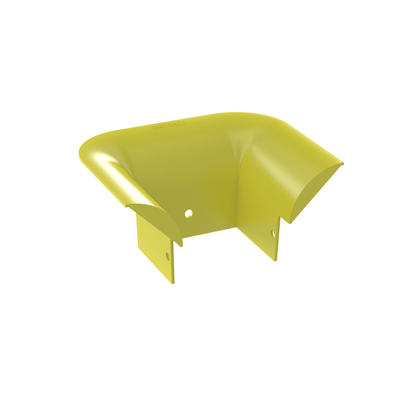 PANDUIT - Accesorio de Control de Radio de Curvatura / 2' (50.8 mm) / Policarbonato/ABS / 3.75' x 3.75' x 7.93' (95.2x95.2x201.4 mm) / Amarillo