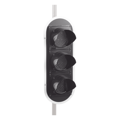 ACCESSPRO - Semáforo LED / Tricolor Rojo-Verde-Amarillo / 200 mm / 110 VCA / 30° Ángulo de Visión / IP Sellado