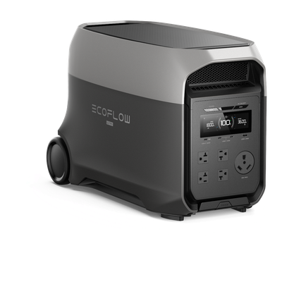 ECOFLOW - Estación de Energía Portátil / 3072 Wh / Salida 3600 W (Surge 7200 W) / Batería LiFePO4 / Carga 0-80% en 89 min / UPS 10 ms / ≤25 dB