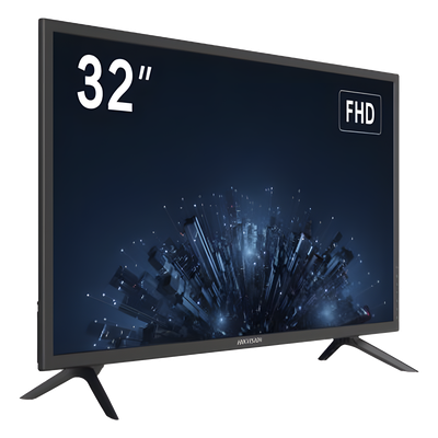 HIKVISION - Monitor LED / 32" Full HD / Operación 24-7 / HDMI y VGA / Altavoces 2 x 10W / VESA 100 x 100 / Ángulo de Visión 178°