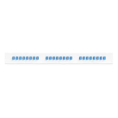 UBIQUITI - Multiplexor WDM / Coexistencia XGS/XG-PON y GPON / 8 Puertos SC/UPC / Rack 19' (1U) / Pérdida de Inserción 1 dB / Aislamiento 25 dB