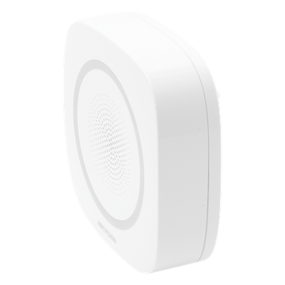 HIKVISION - Sirena Inalámbrica Interior / 110 dB / Bidireccional / IP54 / -10 a 60 °C / Alimentación Dual