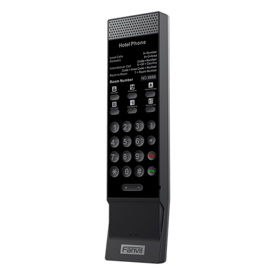 FANVIL - Teléfono IP Inalámbrico / Wi-Fi 6 Doble Banda / 6 Teclas DSS Programables / Material Antibacterial ISO 22196 / Batería 1900 mAh / Audio HD