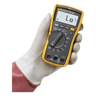 FLUKE - Multímetro Digital / Detector de Voltaje sin Contacto / CAT III 600 V / Retroiluminación LED / Autovolt LOZ / 4 Hz