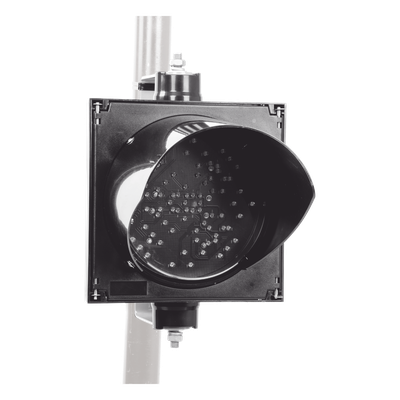 ACCESSPRO - Semáforo LED / Diámetro 20 cm / 81 LEDs / IP65 / 110 VCA / 6 W / Intensidad 500 cd Rojo / 400-600 cd Verde