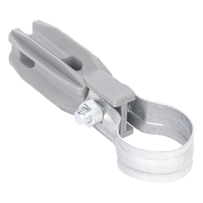 SFIRE - Aislador de Paso o Esquina / Abrazadera 1 Pulgada (25 mm) / Resina Virgen 100% / Acero Galvanizado / Anti-Arqueo / Bolsa 100 Unidades